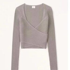 A&F LuxeLoft Slim Wrap Sweater